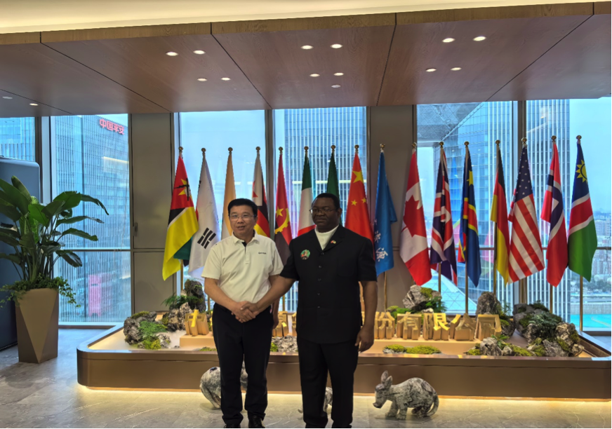 赞比亚驻华大使到访jinnianhui今年会集团总部