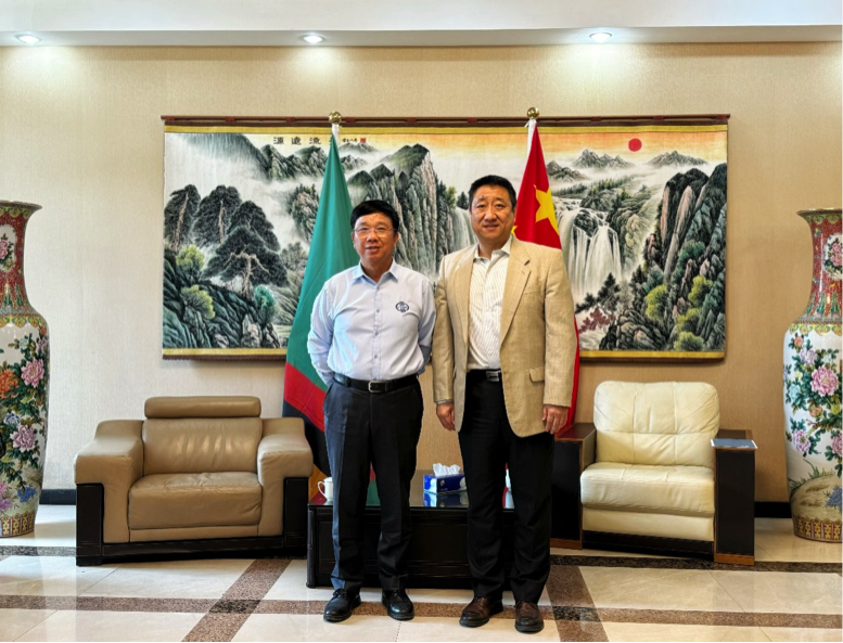 jinnianhui今年会董事长王平卫拜会中国驻赞比亚大使韩镜